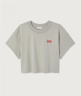 American Vintage - Gixy cropped t-shirt Mineral